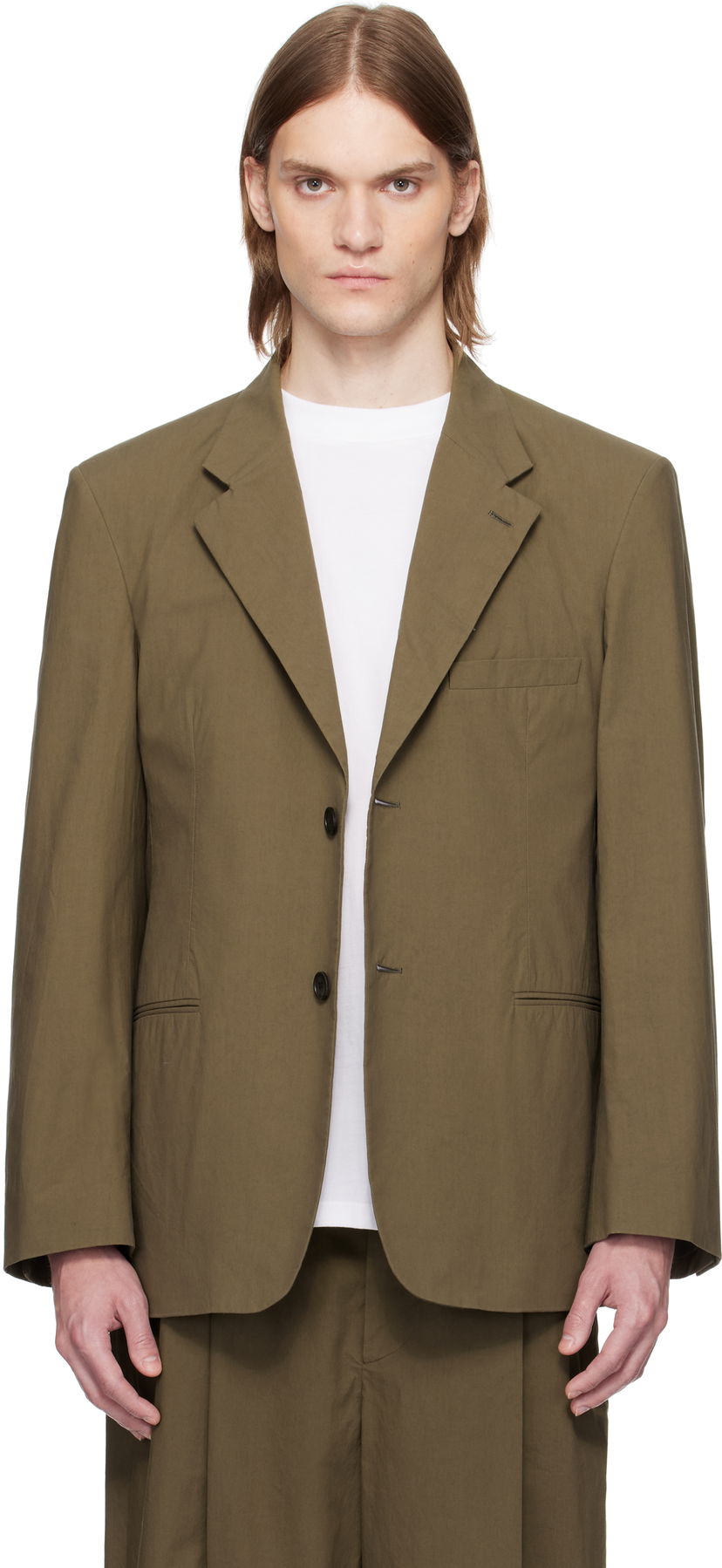 Спортивний костюм The Row The Row Ritchie Blazer Зелений | 896-W2517