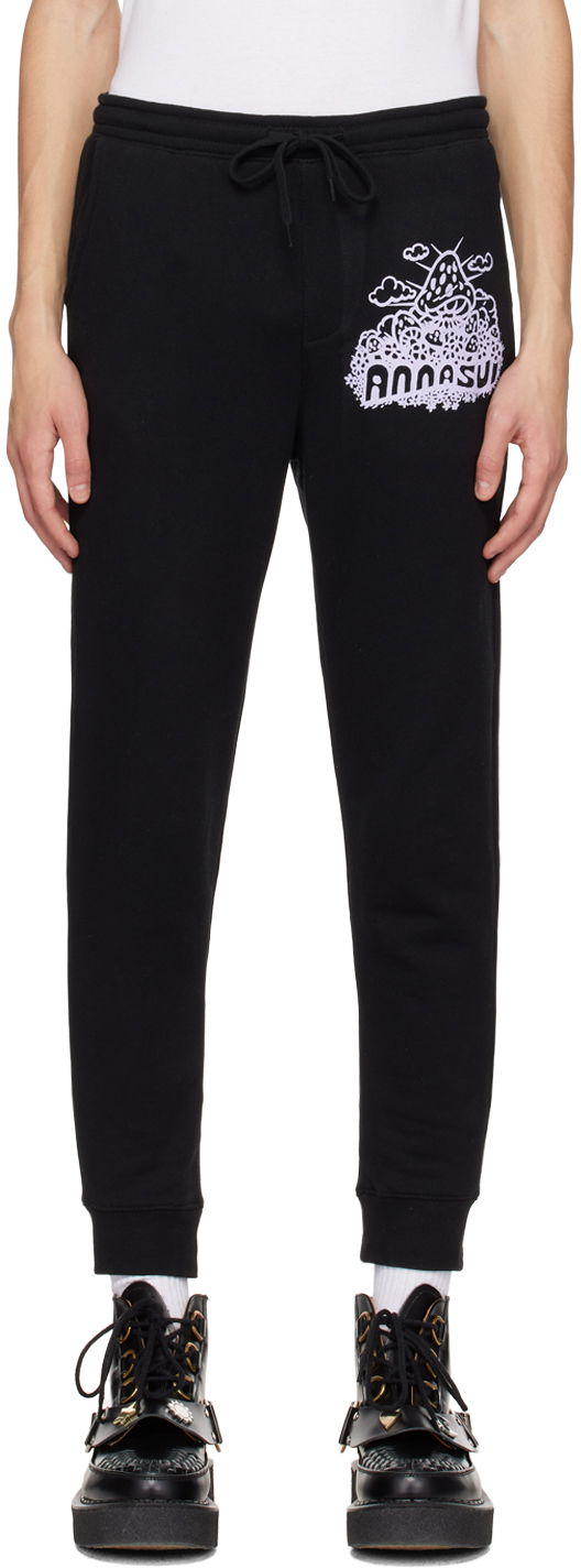 Спортивні штани Anna Sui Anna Sui Mushroom Lounge Pants чорний | MT1023A40