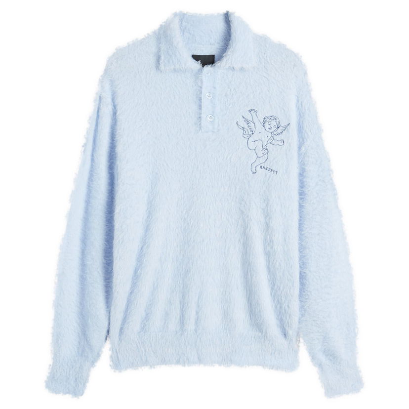 Cветр PACCBET Angel Mohair Polo Knit Синій | PACC15N003-BLU