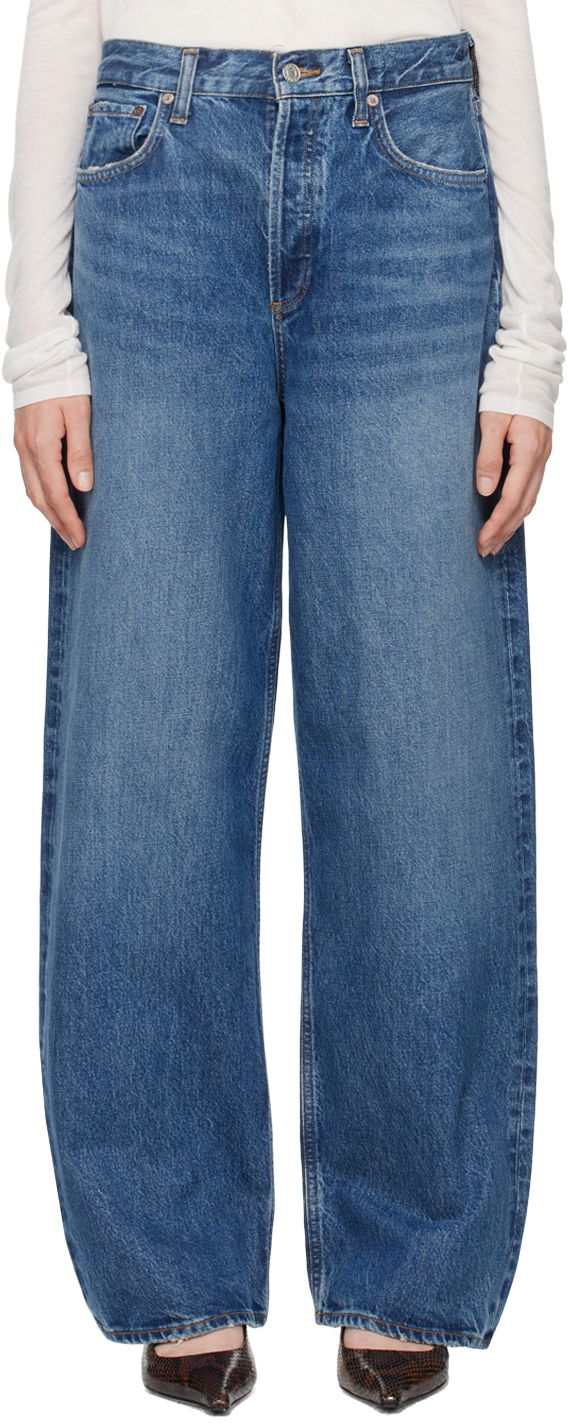 Джинси AGOLDE Low Slung Baggy Jeans Синій | A9079B-1535