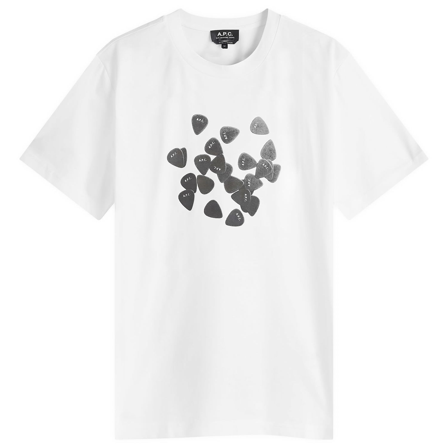 Футболка A.P.C. Graphic T-Shirt With Print білий | COBQX-M26483-AAB, 0