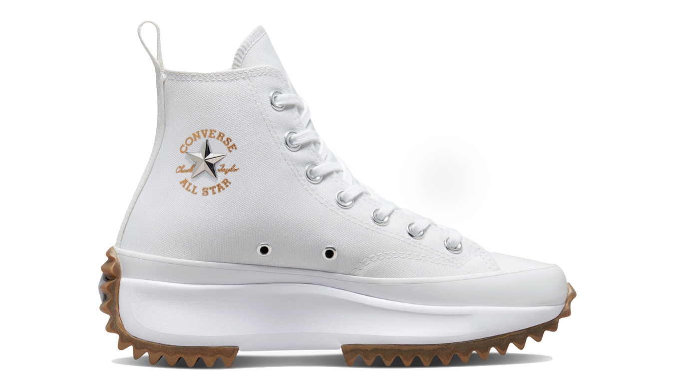 Кросівки та взуття Converse Run Star Hike Platform Metallic Details білий | A01312C, 0