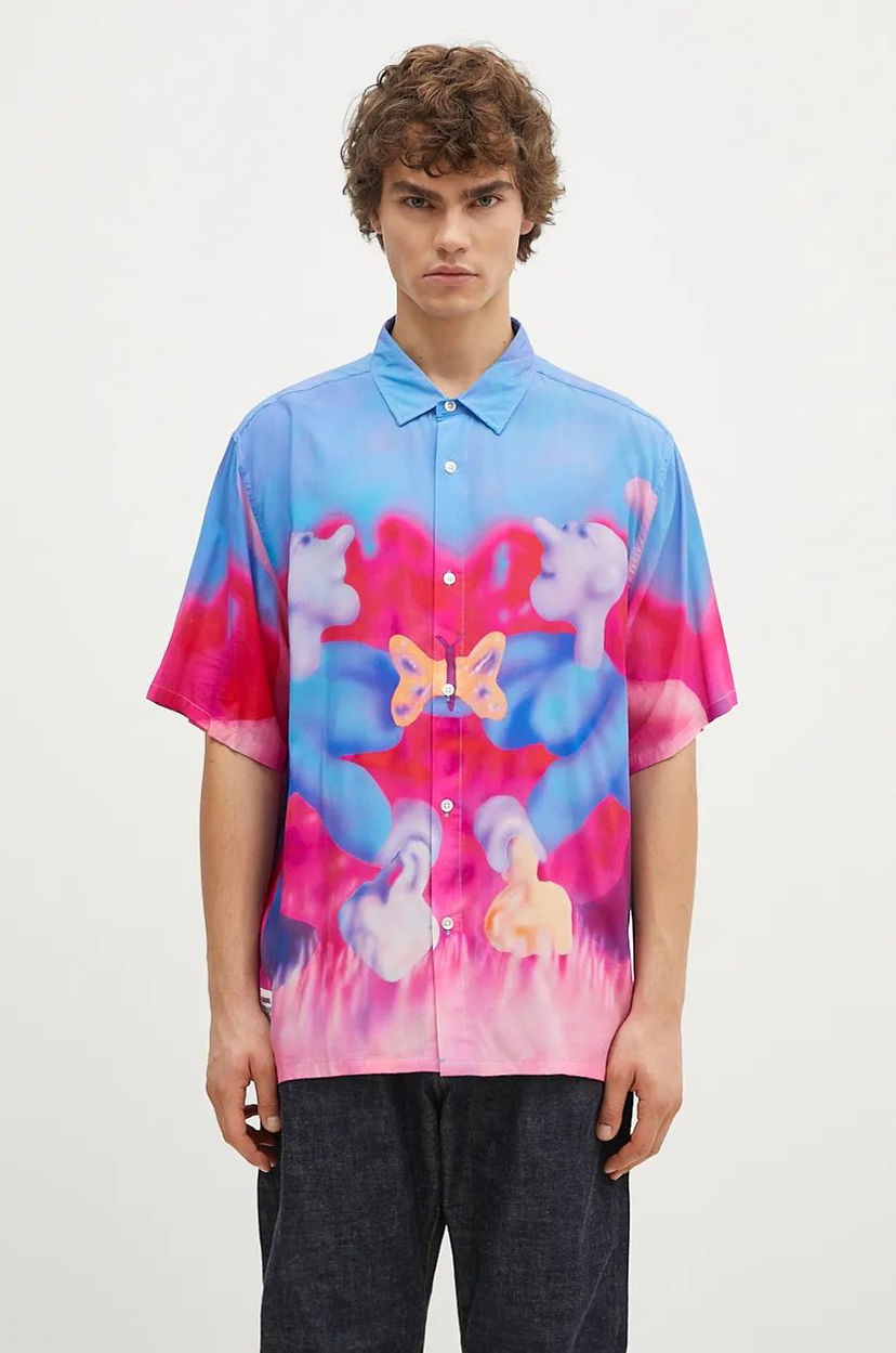Сорочка Pleasures Interaction Button Down Shirt Різнокольоровий | P24F028