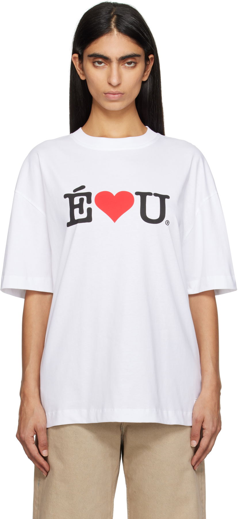 Футболка Études Études 'ÉLU' Relax T-Shirt білий | H24MMTSH138-00