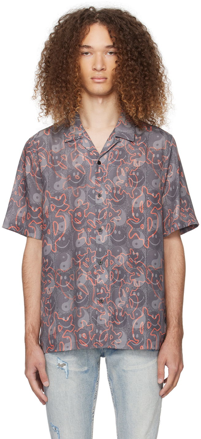 Сорочка Ksubi Yin Dollar Resort Shirt Сірий | MPS24SH001