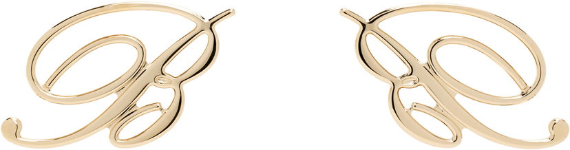 Сережки Blumarine Blumarine Mini Logo Earrings Металік | P522W323A