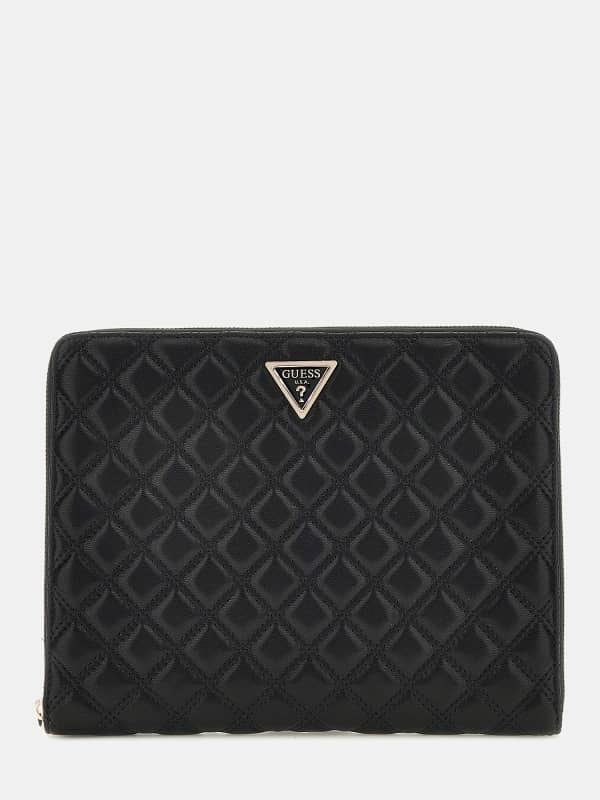 Гаманець GUESS Quilted Tech Case чорний | TWQ87482150