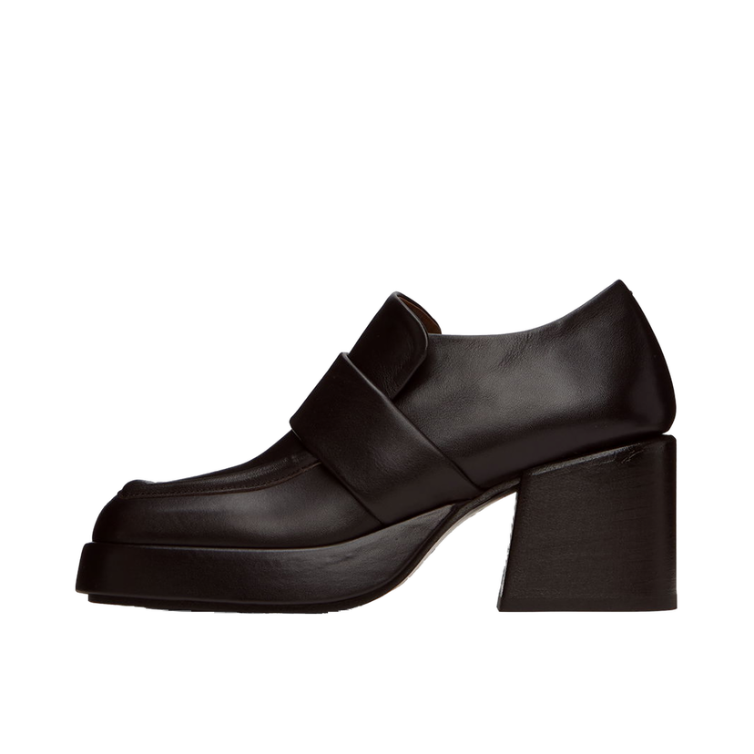 Кросівки та взуття Marsèll Plattino Platform Leather Loafers чорний | MW7022 199