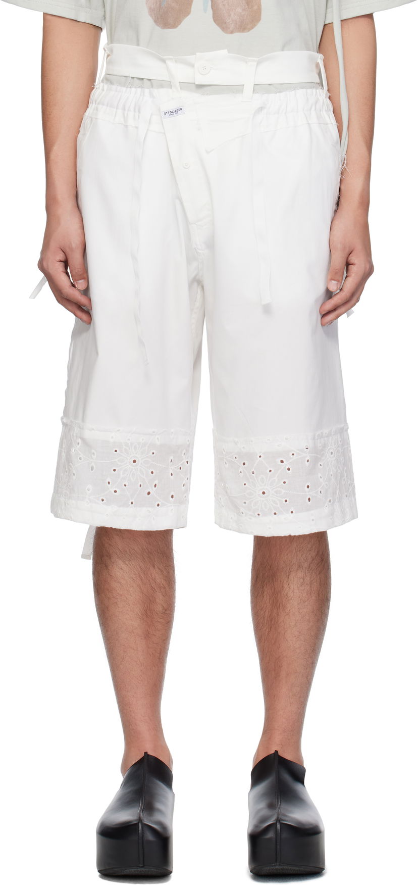 Шорти Ottolinger Ottolinger Baggy Cargo Shorts білий | 106-200206-01