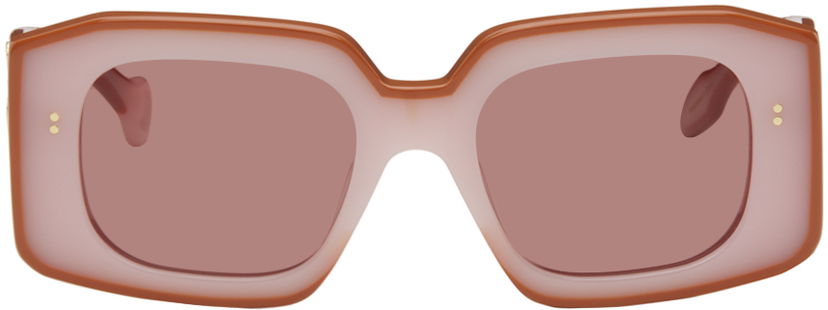Сонцезахисні окуляри JW Anderson Bumper Sunglasses Рожевий | JWA01