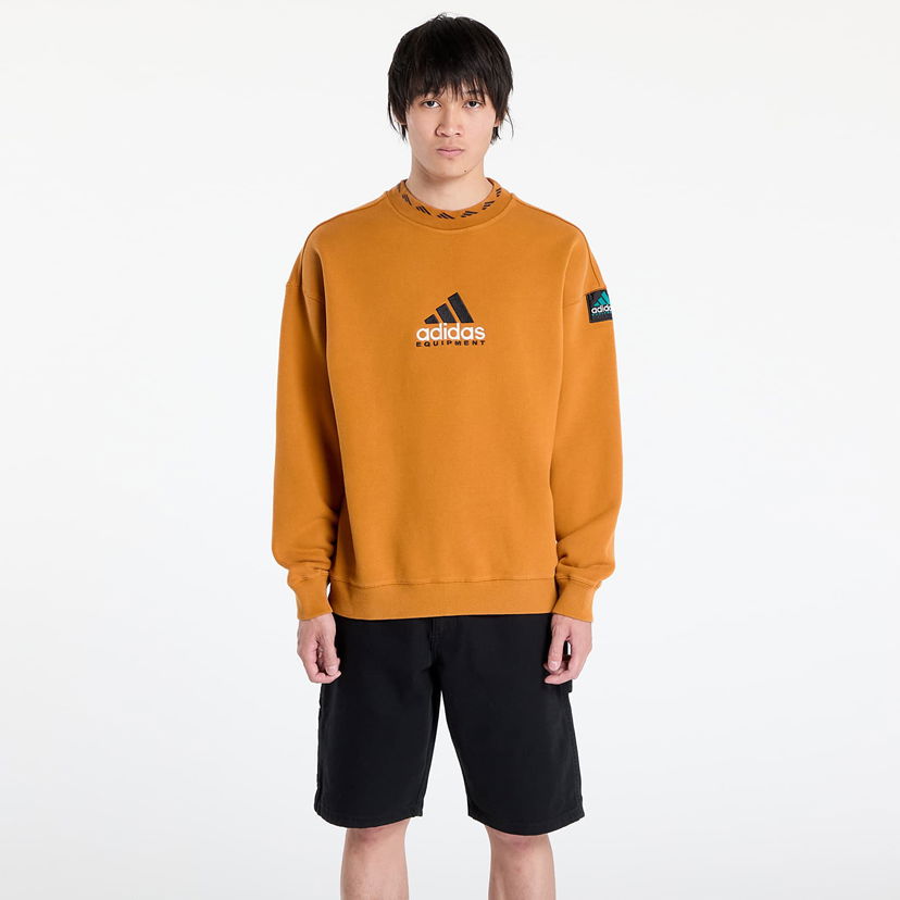 Світшоти adidas Originals EQT Wash Crewneck Sweatshirt Помаранчевий | JX1569