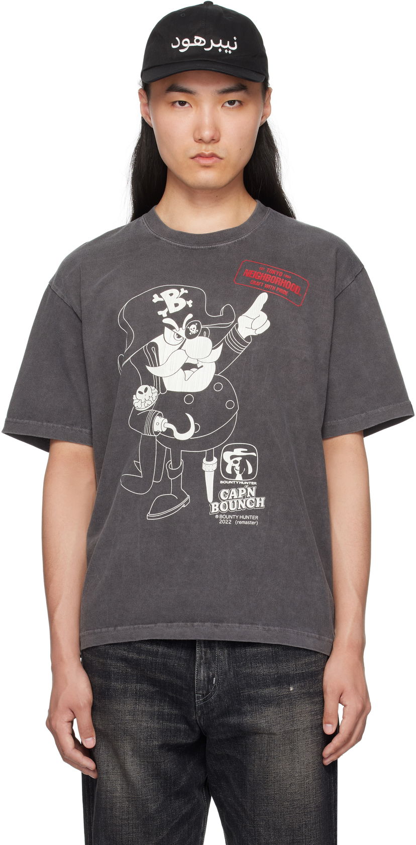 Футболка Neighborhood BOUNTY HUNTER Edition Graphic T-Shirt чорний | 251PCBHN-ST01