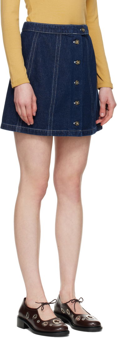 Спідниця A.P.C. A.P.C. Pipa Denim Miniskirt Синій | COHJI-F06459, 1