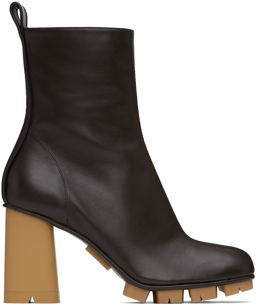 Кросівки та взуття Bottega Veneta Shore Ankle Boots Коричневий | 796507 V4PS0