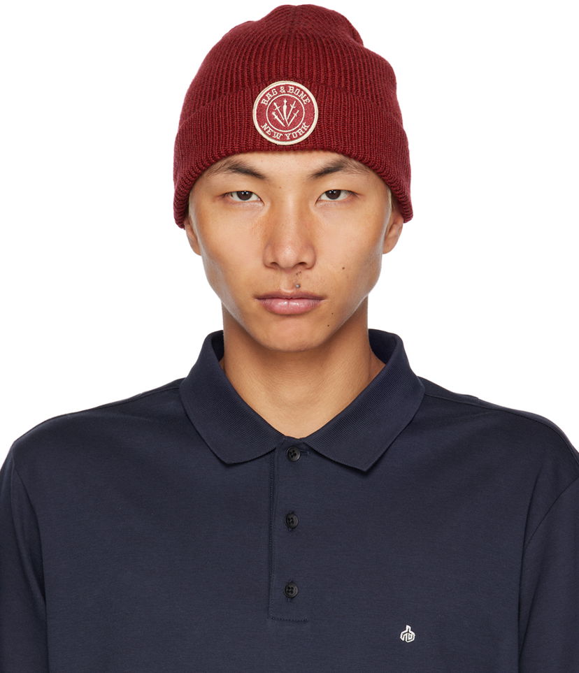 Шапка rag & bone Rag & Bone Charlie Beanie Червоний | MJK22HS005BV05