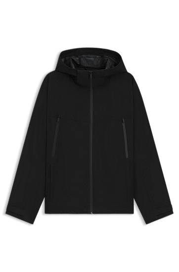 Вітровка BOSS Waterproof Windbreaker Jacket with Inner Zipped Pocket чорний | 50542491