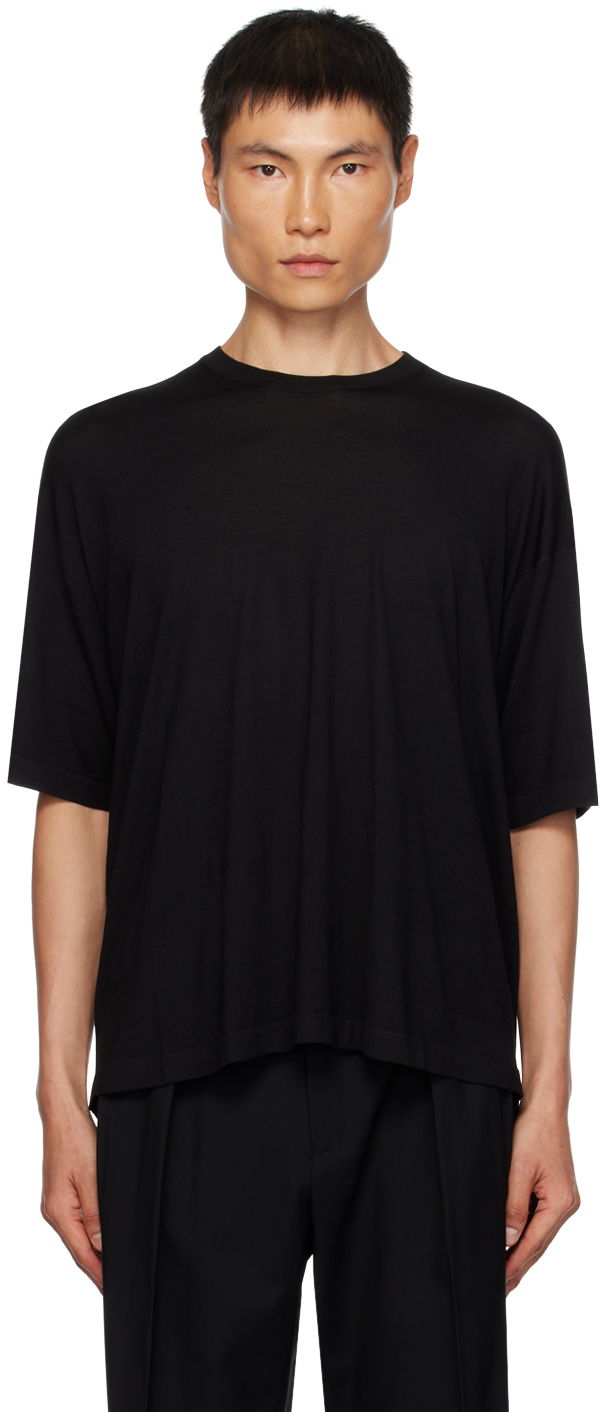 Футболка The Row Relaxed Fit T-Shirt чорний | 269-Y590