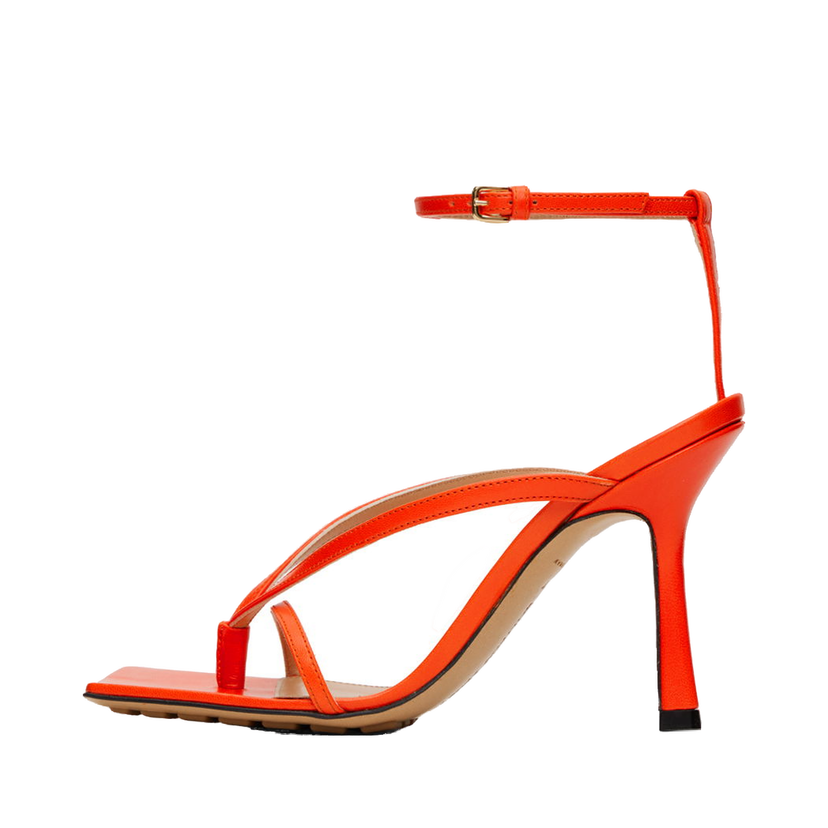 Кросівки та взуття Bottega Veneta Stretch Strap Sandals "Orange" Помаранчевий | 608835 VBSF0