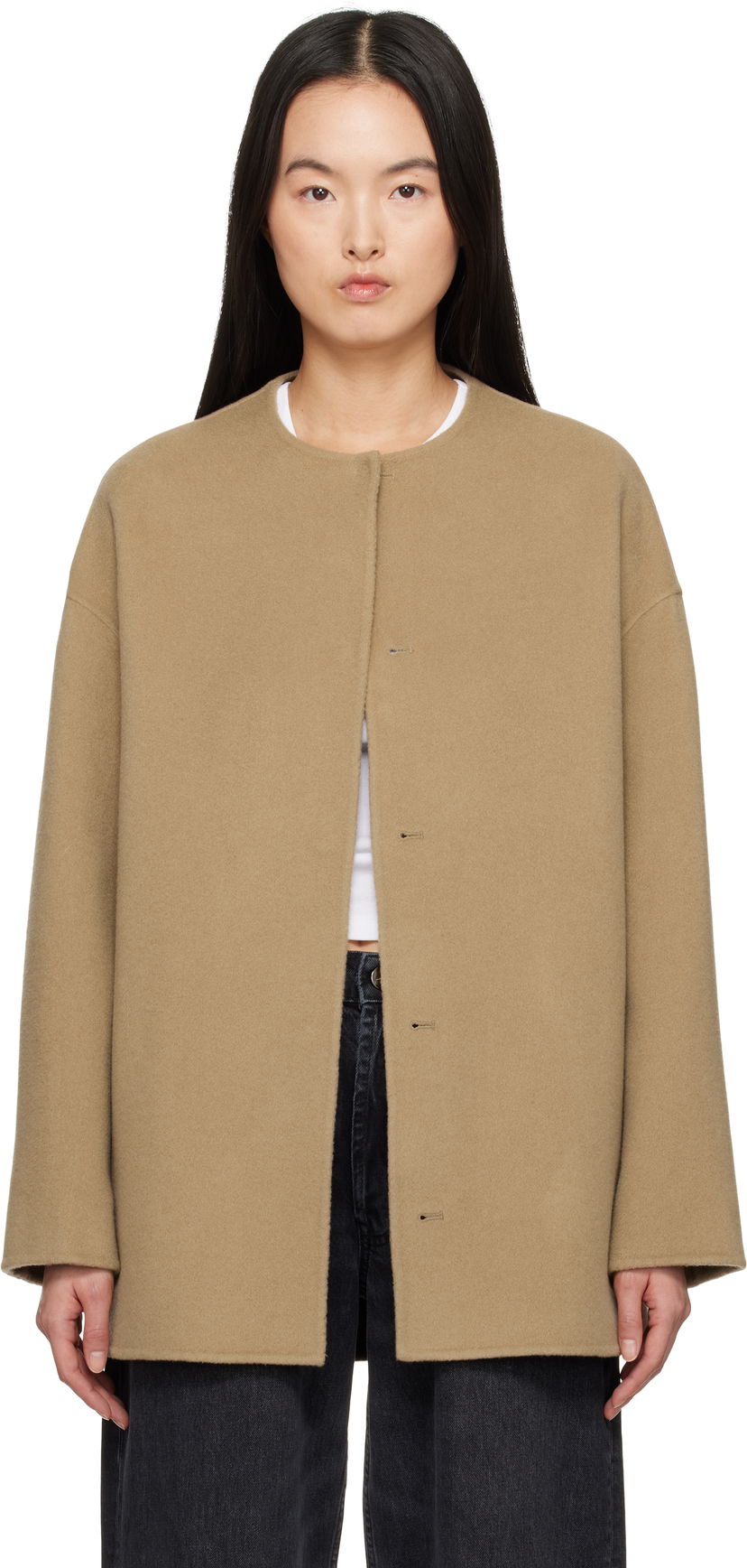 Пальто Loulou de Saison Loulou de Saison Gio Coat бежевий | GIO