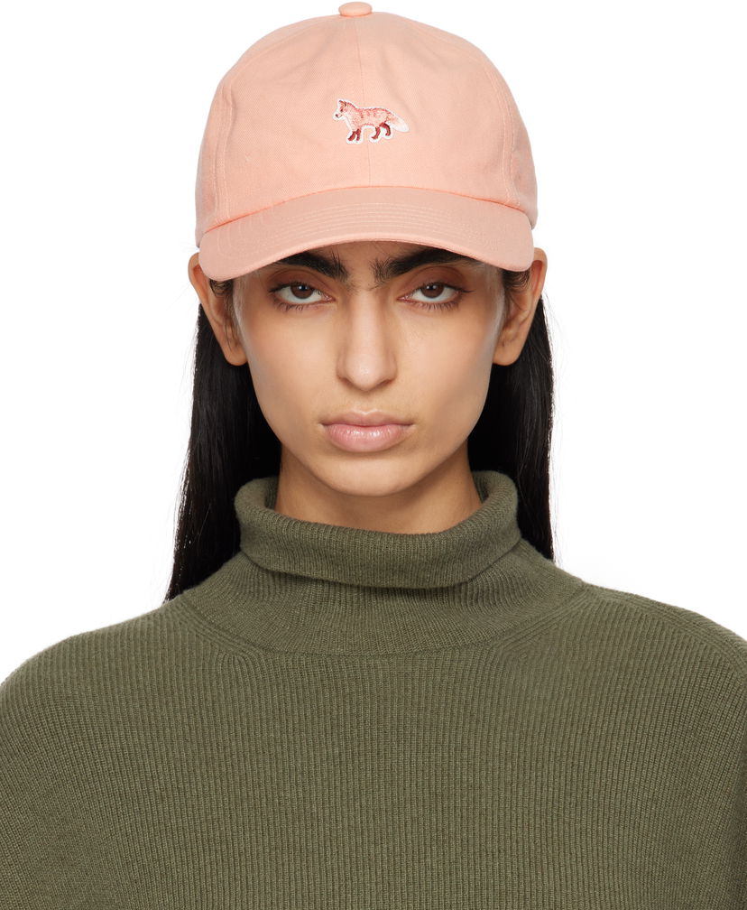 Кепка MAISON KITSUNÉ Maison Kitsuné Baby Fox Baseball Cap Рожевий | OW06108WB0026