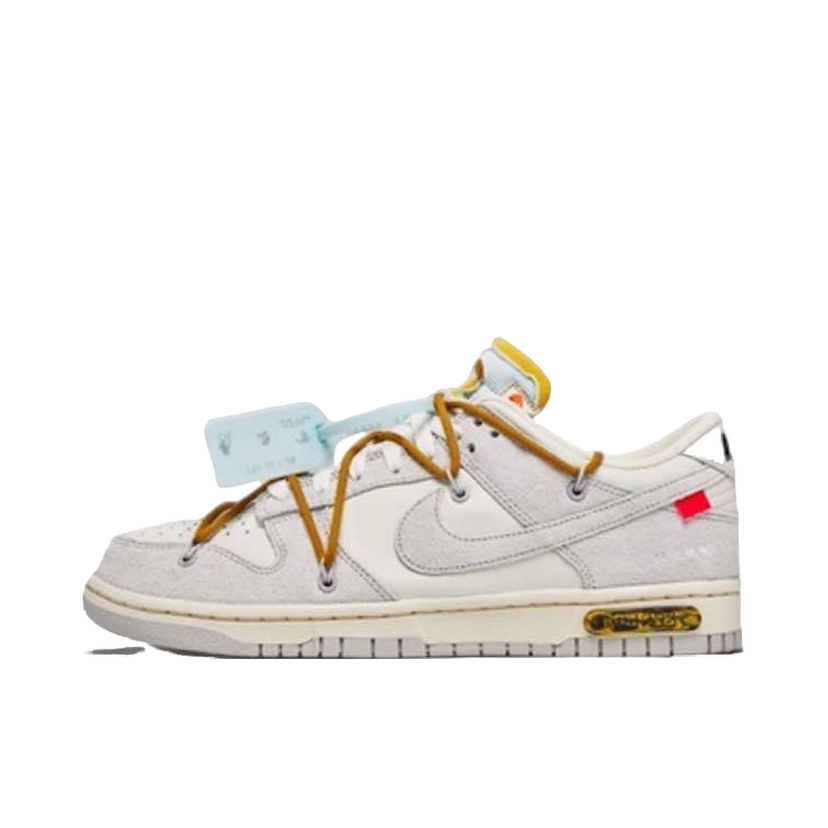 Кросівки та взуття Nike Dunk Low Off-White Lot 37 Сірий | DJ0950-105