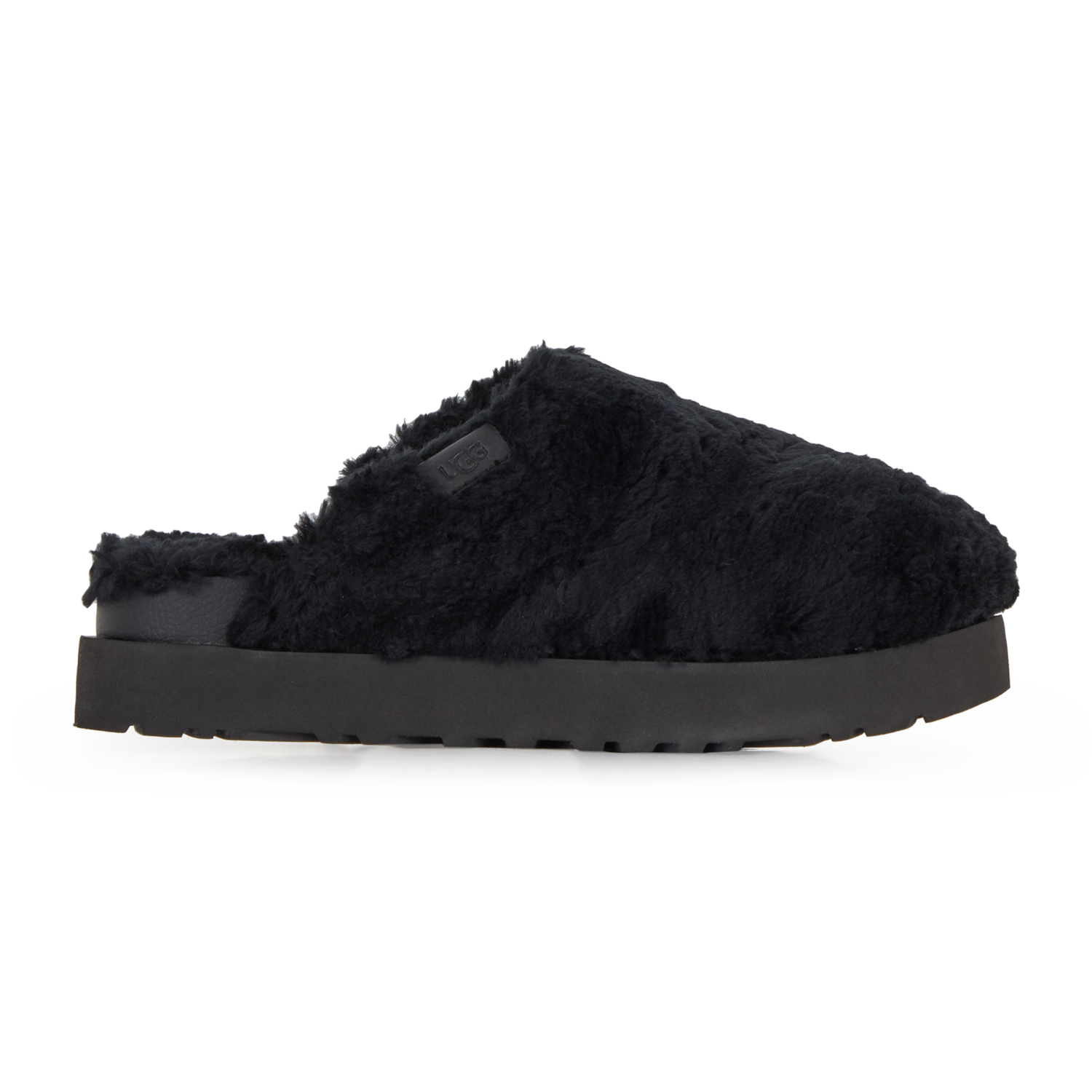 Кросівки та взуття UGG Fuzz Sugar Slide Noir чорний | 1135132-BLK, 0