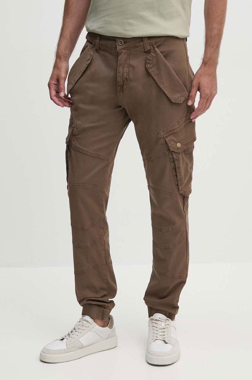 Штани карго Alpha Industries Combat Pant LW Cargo Pants Коричневий | 126215