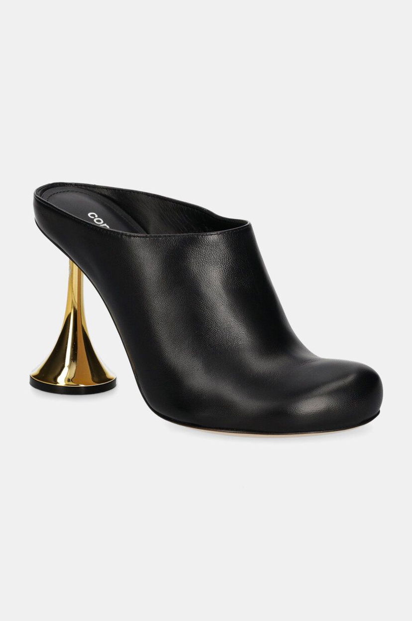 Кросівки та взуття Coperni Orchestra Closed Mule Heels чорний | COPSH60F6014