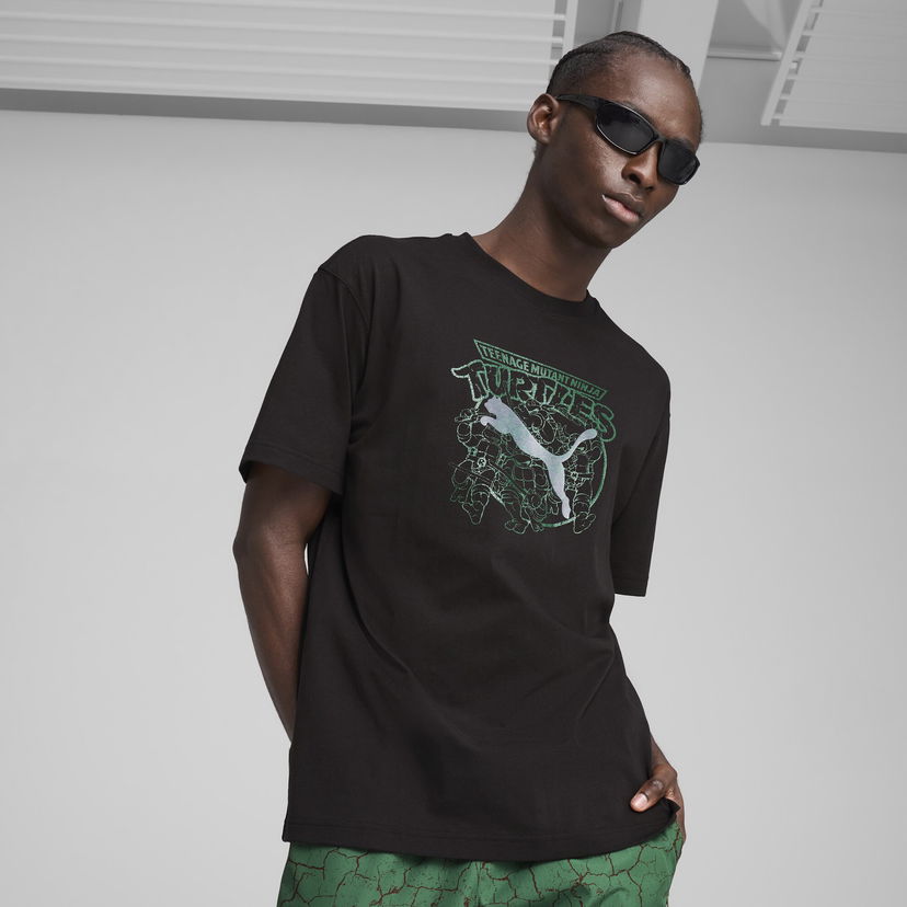 Футболка Puma PUMA x TMNT Relaxed Fit Graphic Tee чорний | 630099_01