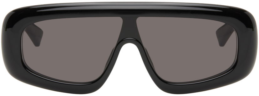 Сонцезахисні окуляри Bottega Veneta Shield Sunglasses чорний | BV1281S-001