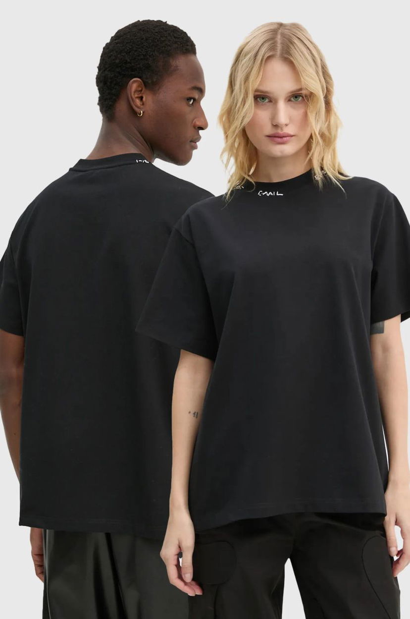 Футболка HELIOT EMIL Black T-Shirt чорний | AW24.M.09.127.BLK01