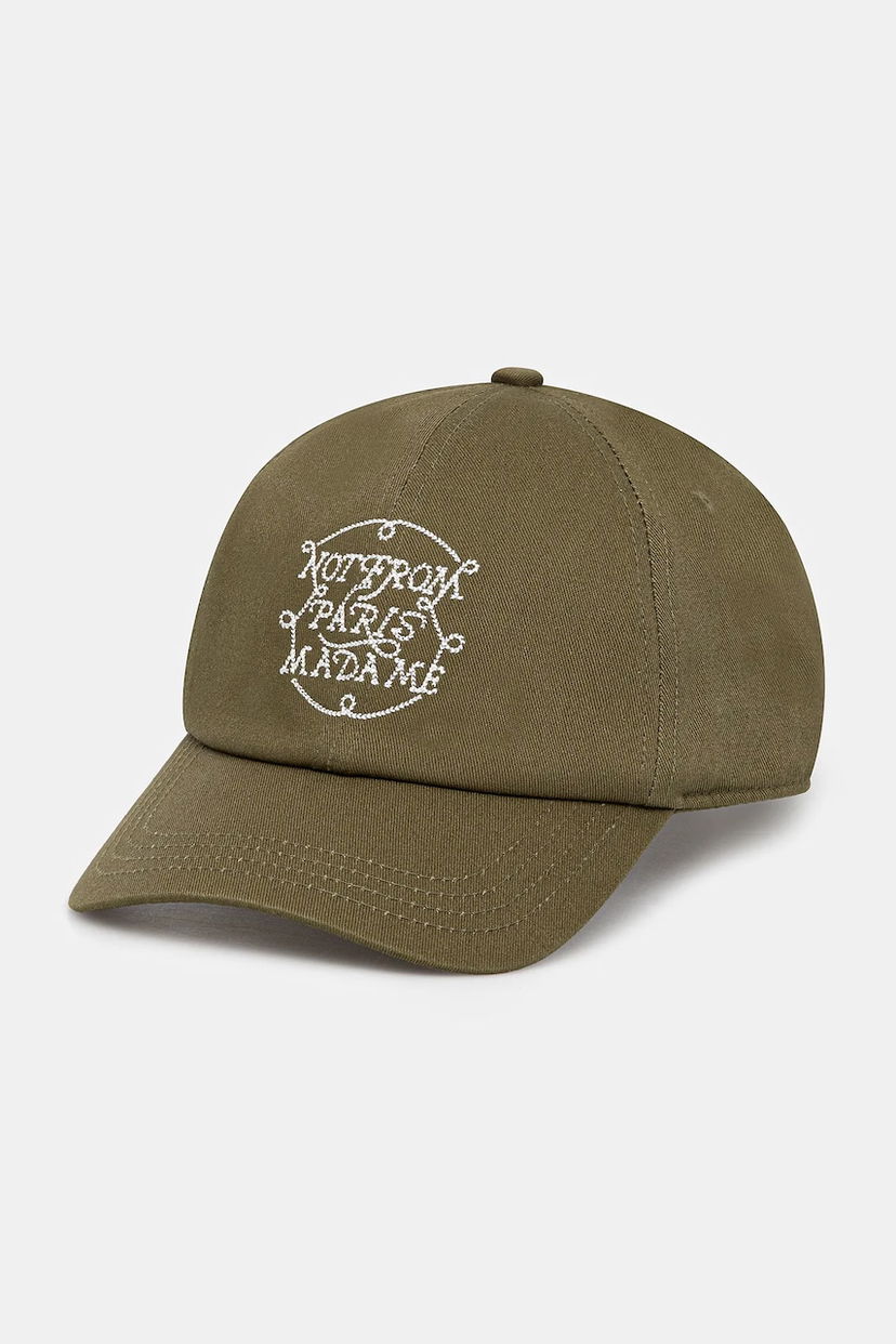 Кепка Drôle de Monsieur Drôle de Monsieur La Casquette Slogan Tresses Baseball Cap Зелений | H.CP178.CO138