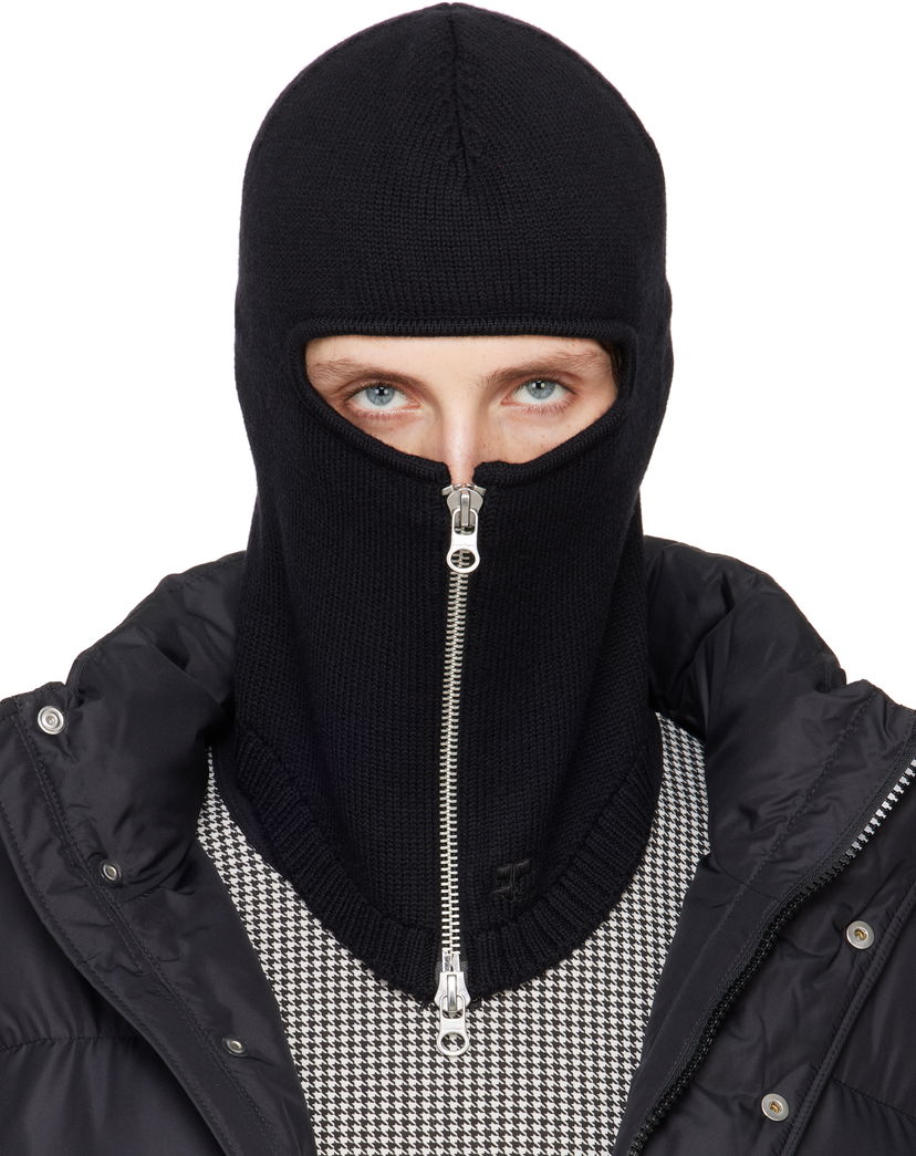 Шапка Courrèges Courrèges Zipped Wool Balaclava чорний | 324MCP008FI0036