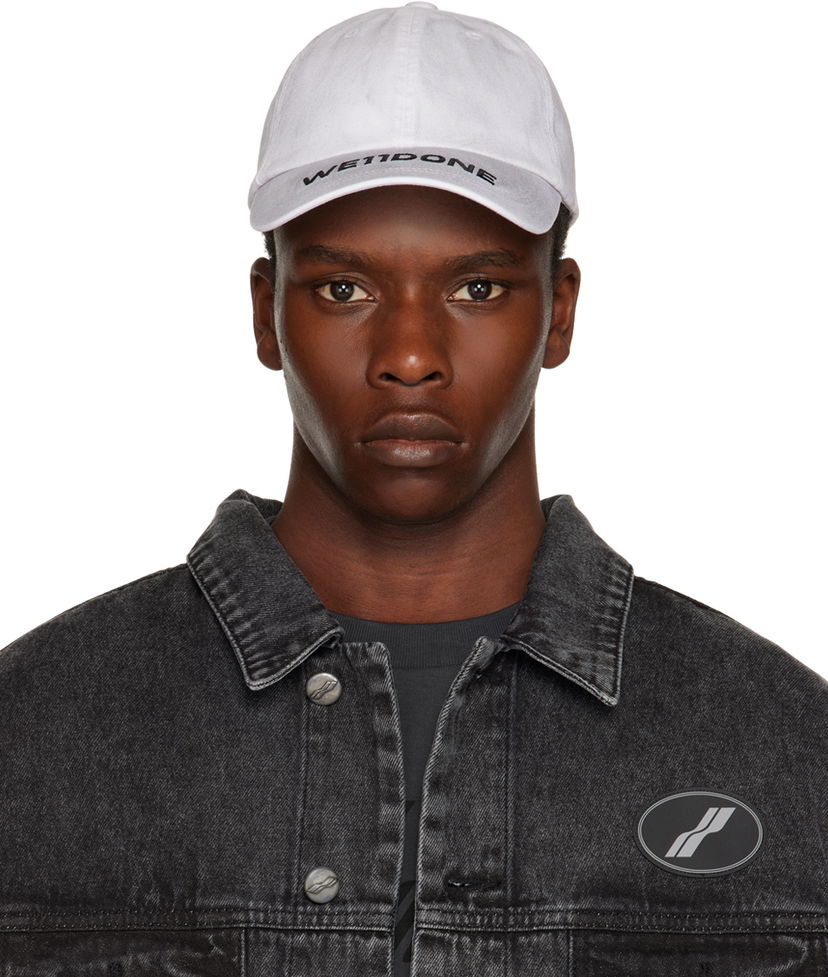 Кепка We11done We11done Logo Cap білий | WD-AH3-22-409-U-WH