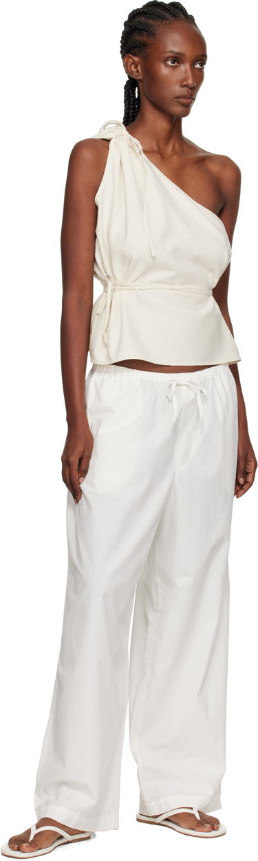 Безрукавка Baserange Baserange One Shoulder Tie Waist Top білий | TSVI-WS-AU25, 3