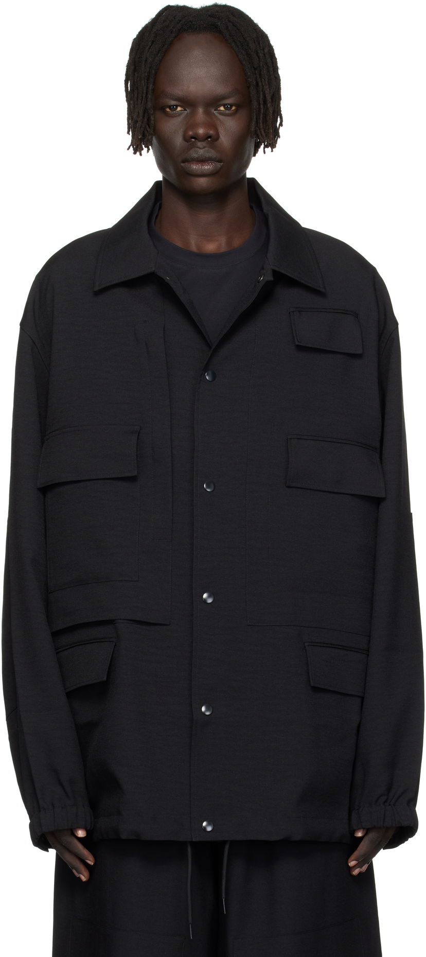 Куртка Y-3 Y-3 Sport Uniform Coach Jacket чорний | JX7291
