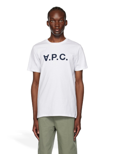 Футболка A.P.C. VPC білий | COBQX-H26586