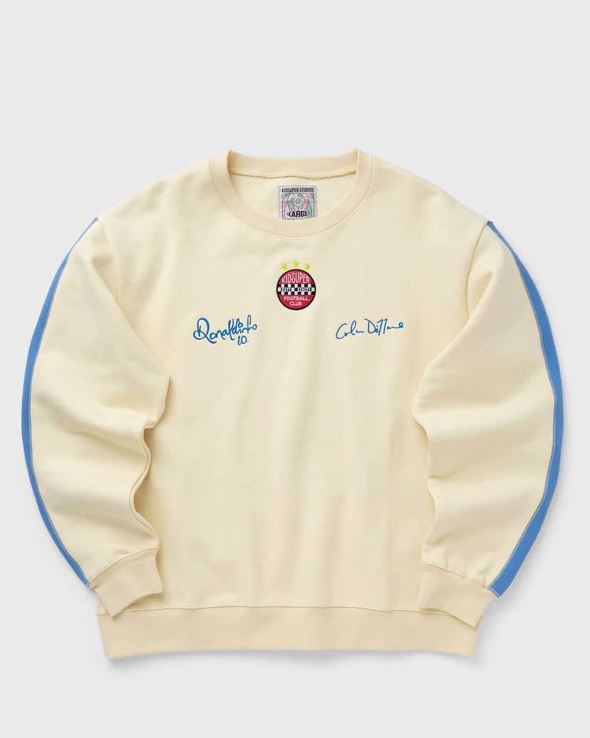 Світшоти KidSuper KidSuper Studios X Ronaldinho Crewneck Sweatshirt L бежевий | AW24-FLCTP-01