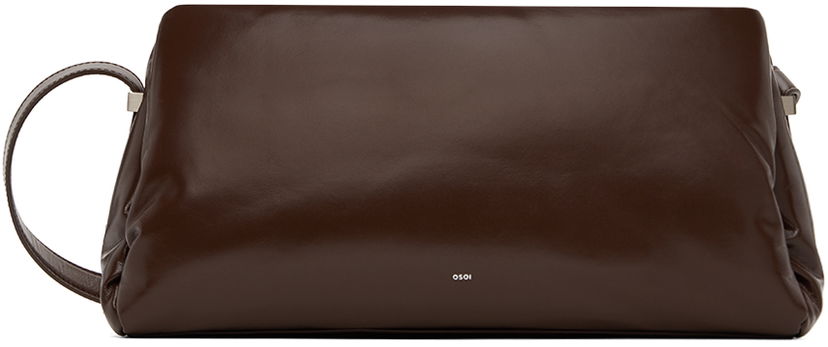 Сумка OSOI Pillow Bau Leather Shoulder Bag Коричневий | 24FWB03012002