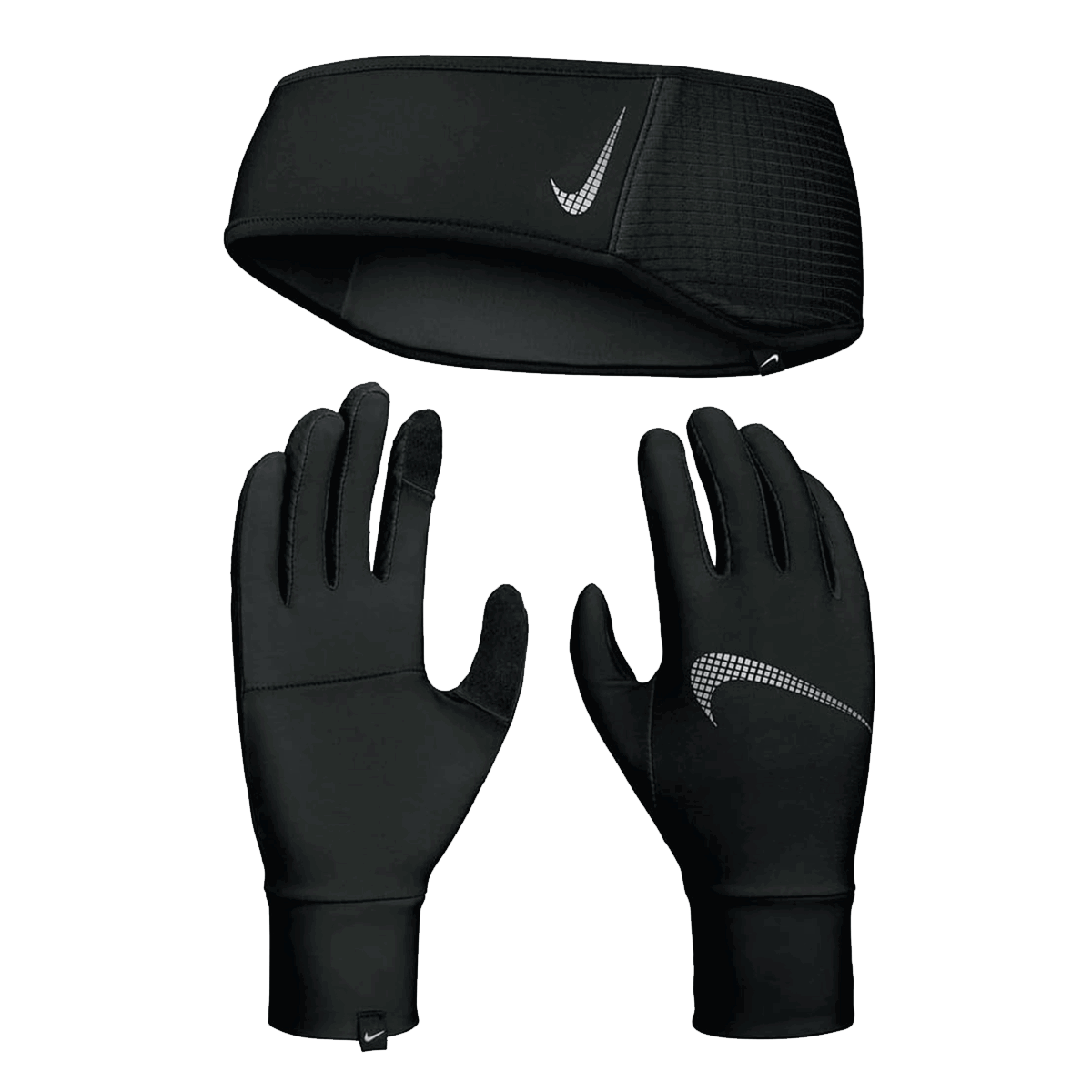 Рукавички Nike Essential Running Headband and Gloves Set чорний | N.100.0597.082.LX, 0