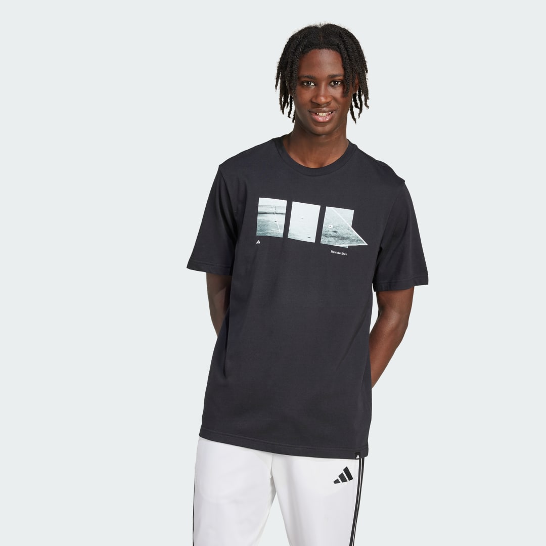 Футболка adidas Performance Power Of Three Graphic Tee чорний | JL9218, 0