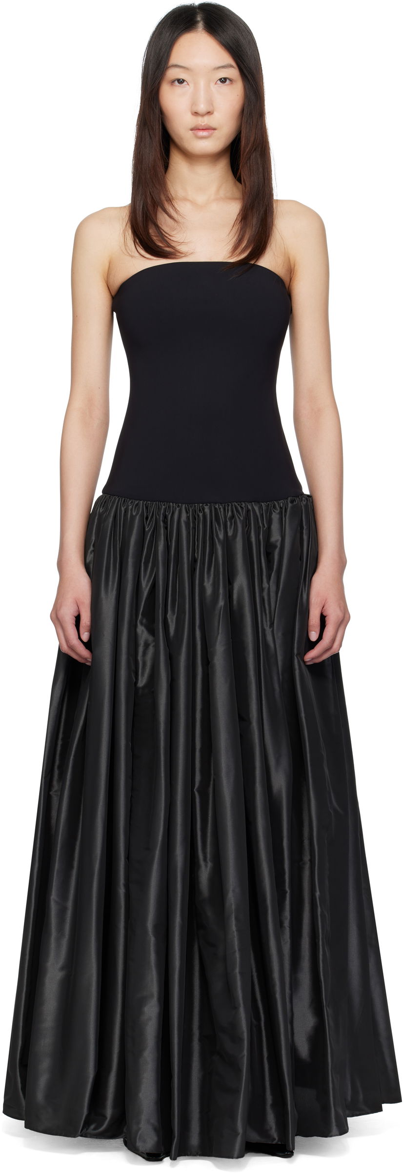 плаття Coperni Coperni Bustier Princess Maxi Dress чорний | COPR195F3042