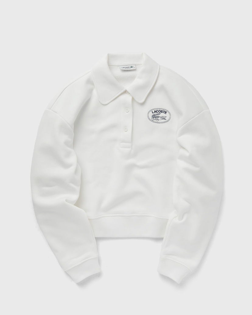 Світшоти Lacoste SWEATSHIRTS women Half-Zips white in size:L білий | SF3469-70V
