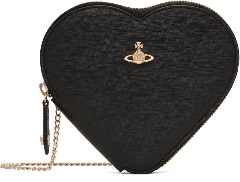 Сумочка Vivienne Westwood Vivienne Westwood New Heart Crossbody Bag чорний | 58010001W-S0021-