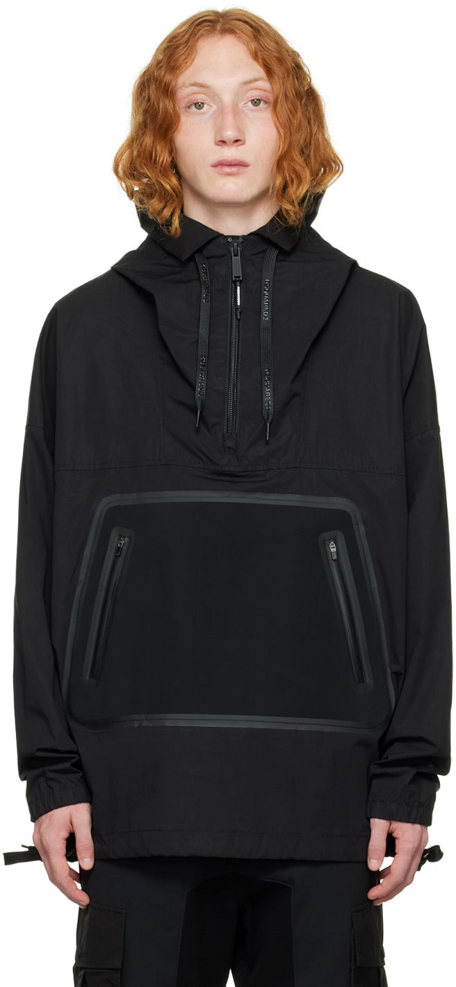 Вітровка DSQUARED2 Hooded Pullover Jacket чорний | S74AM1292