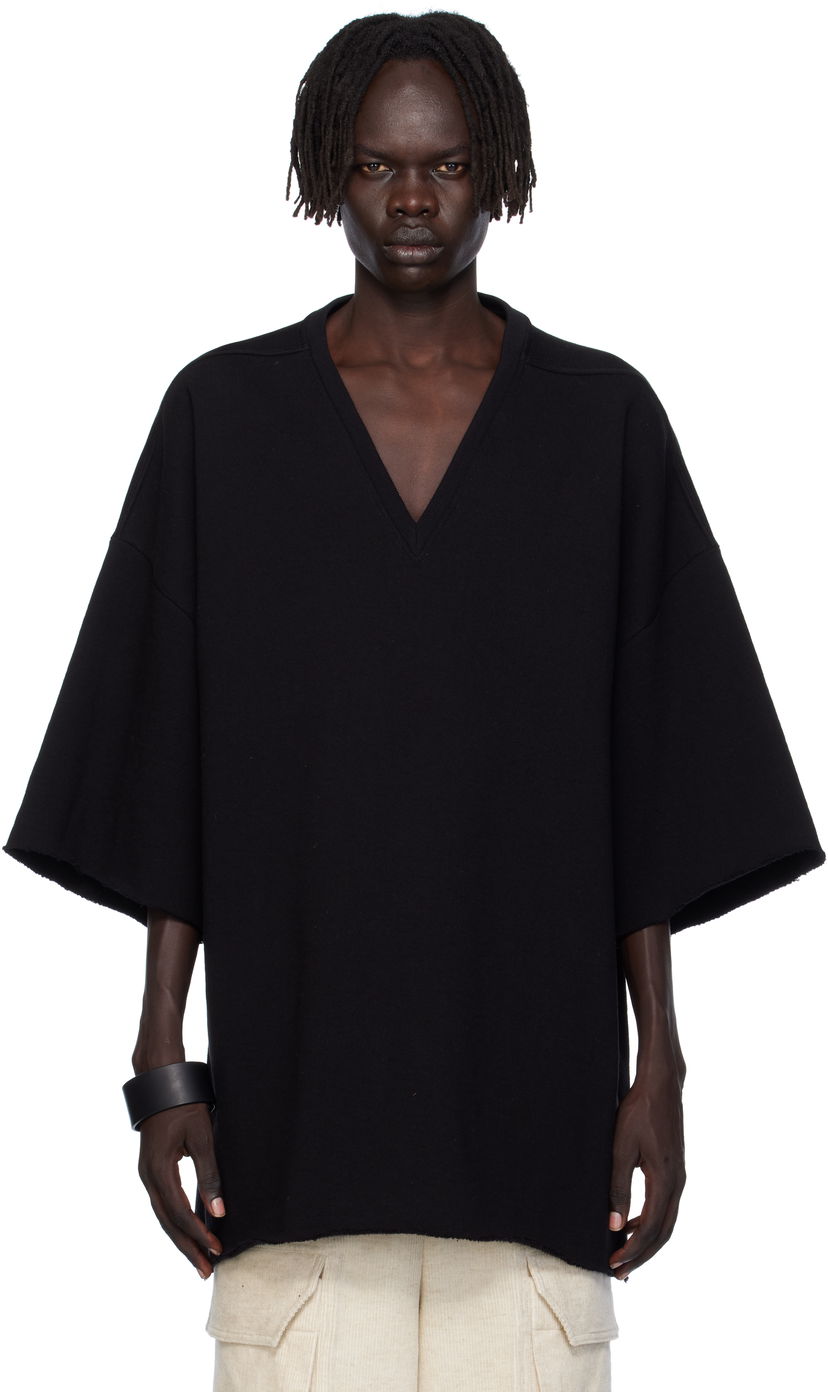 Футболка Rick Owens Rick Owens Concordians V Tommy T-Shirt чорний | RU02E1279 JTC