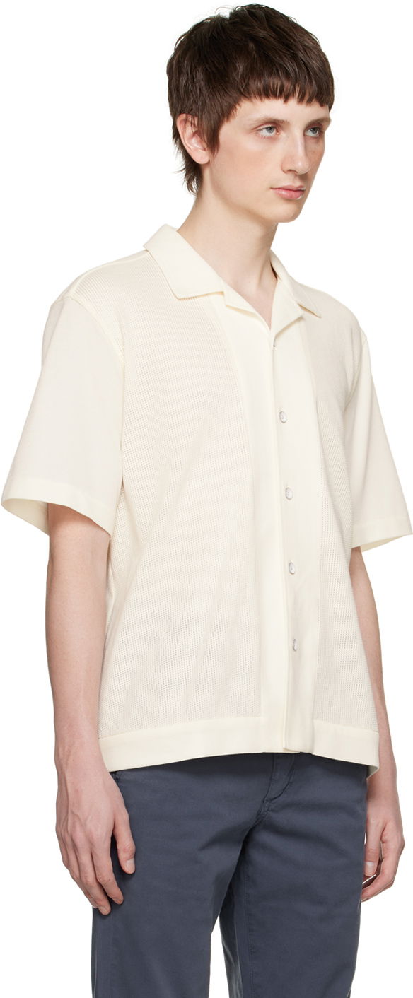 Сорочка rag & bone Rag & Bone Avery Knitted Shirt білий | MBC23PT003MS03, 1