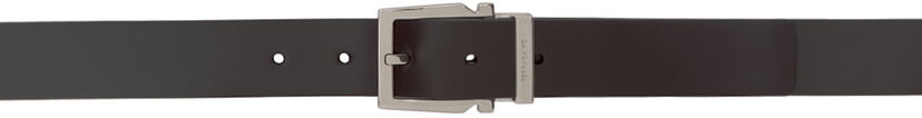 Ремені FERRAGAMO Reversible Gancini Leather Belt чорний | 764808
