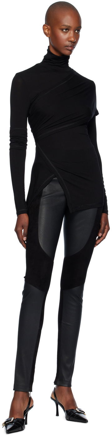 Cветр Helmut Lang Helmut Lang Turtleneck Top чорний | O07HW501, 3