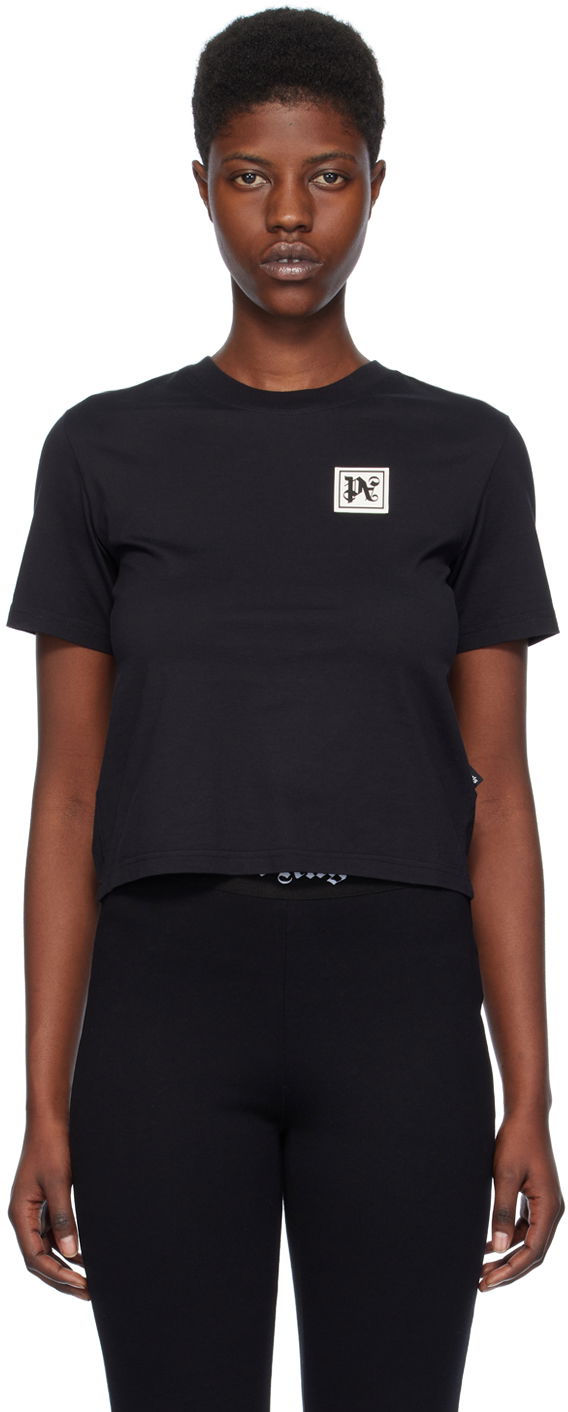 Футболка Palm Angels 'Ski Club' T-Shirt чорний | PWAA044R24JER0021001